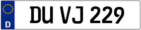 Truck License Plate
